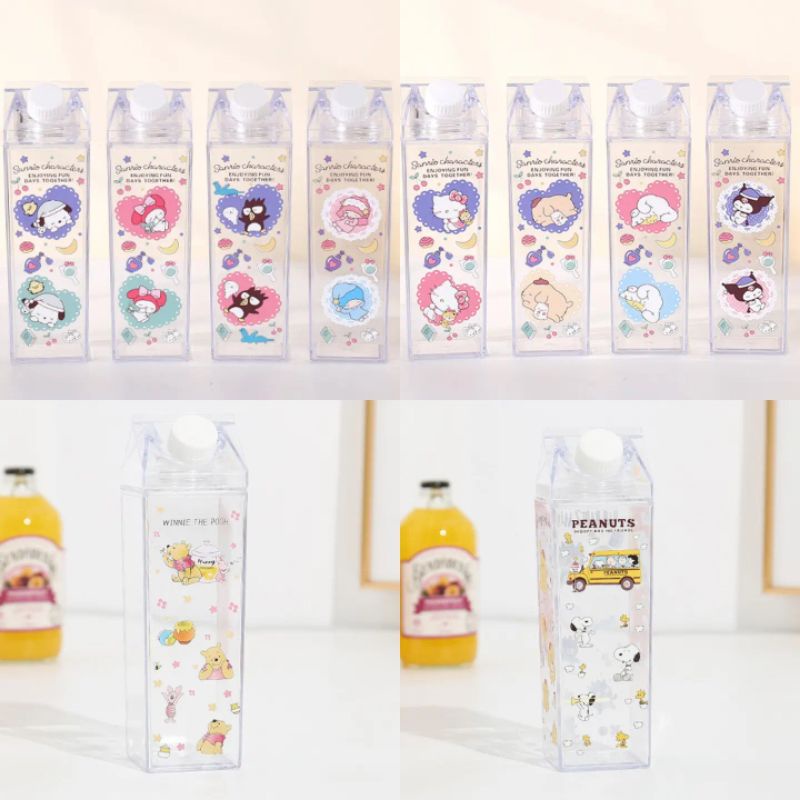 Tumbler / Botol Minum Sanrio Pooh Pocchaco Melody Batzmaru Little Twin Star Pompompurin Hello Kitty Kuromi Cinnamoroll