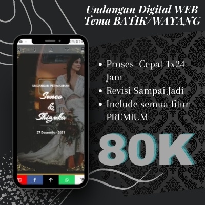 Undangan Nikah Undangan Online Undangan Website Wedding Invitation Undangan Pernikahan Tema JAWA
