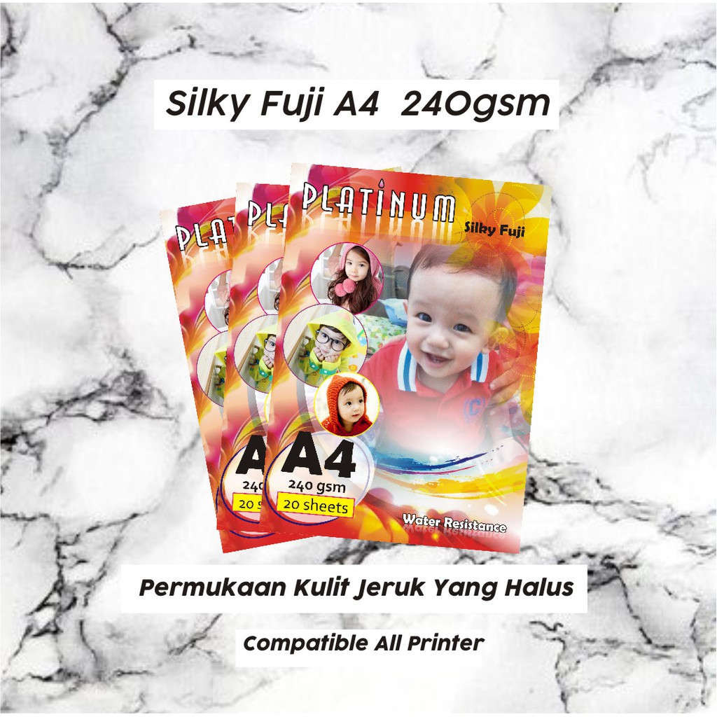 

Platinum Silky Fuji Paper A4 240gsm