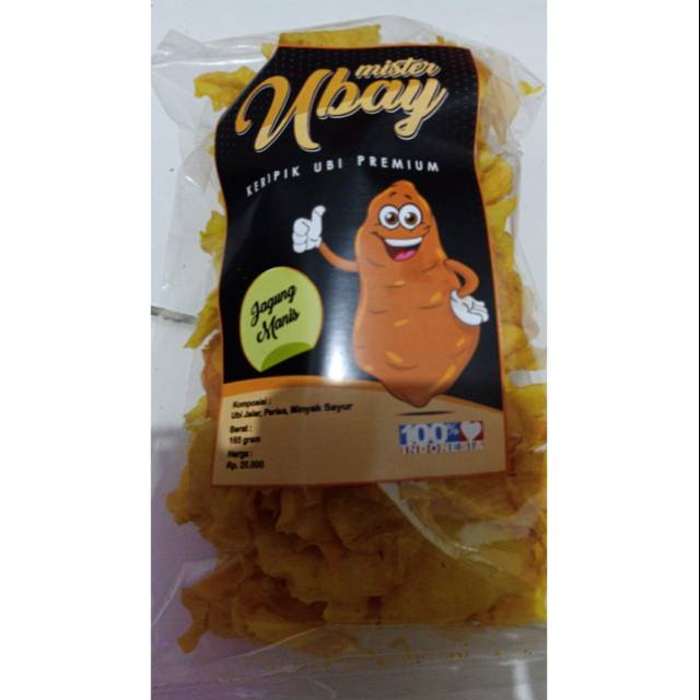 

Keripik ubi premium mister ubay