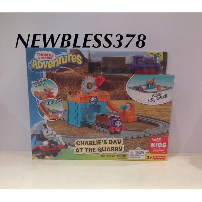 MAINAN Thomas & friends adventure - charlie's day at the quarry -track thomas MURAH