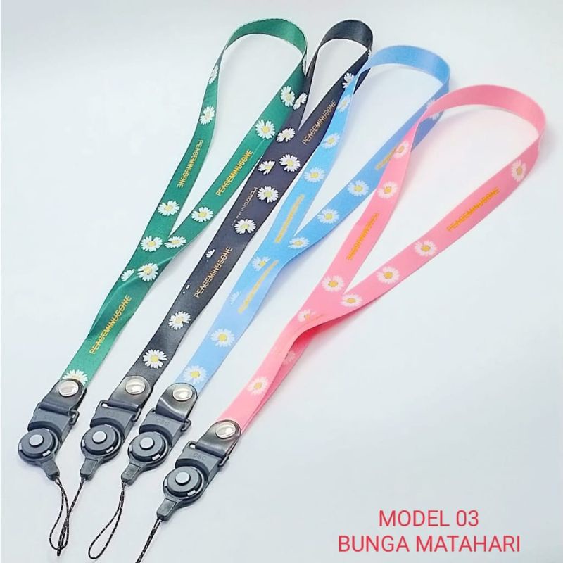 TALI HP GANTUNGAN HP MOTIF BRANDED UNIVERSAL TALI HP LANYARD Model-03