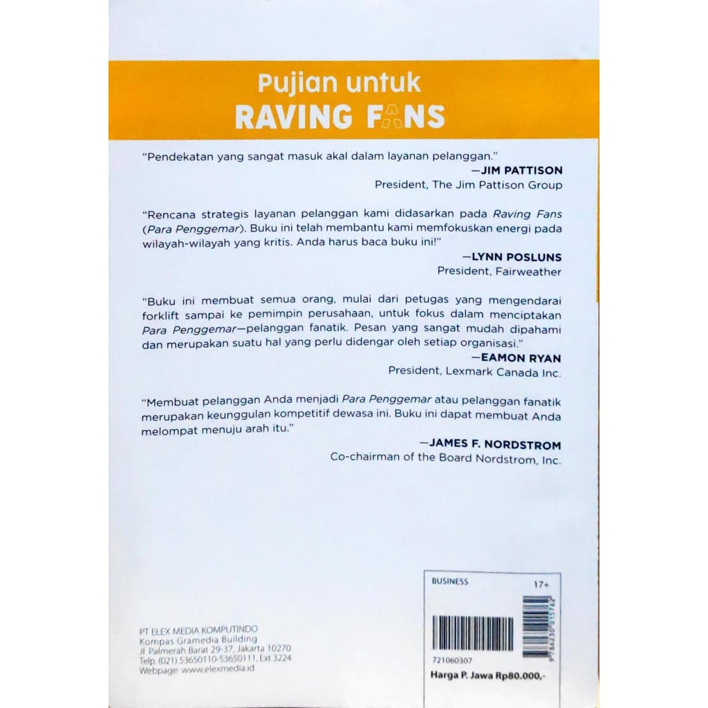 Buku Bisnis Raving Fans Para Penggemar Pendekatan Revolusioner Untuk Dicintai Pelanggan Shopee Indonesia