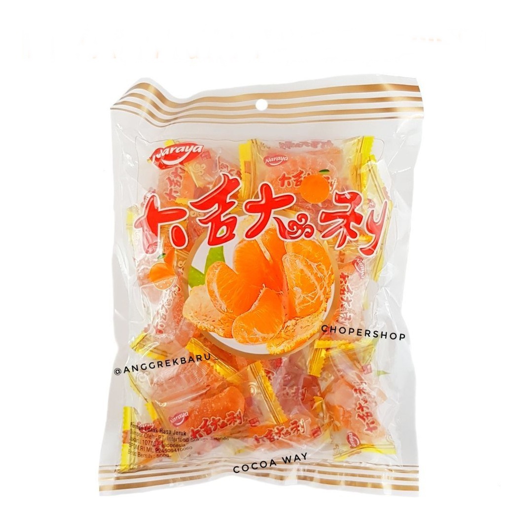 

NARAYA ORANGE JELLY CANDY 500GR