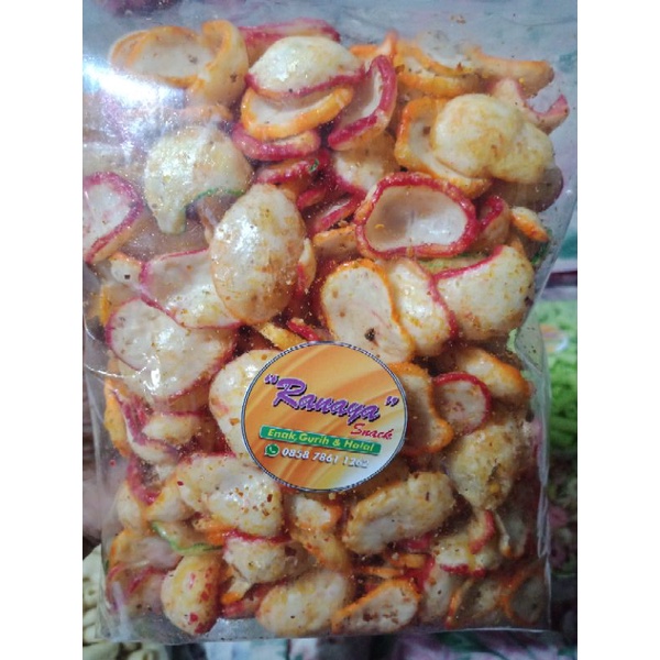 

krupuk seblak daun jeruk