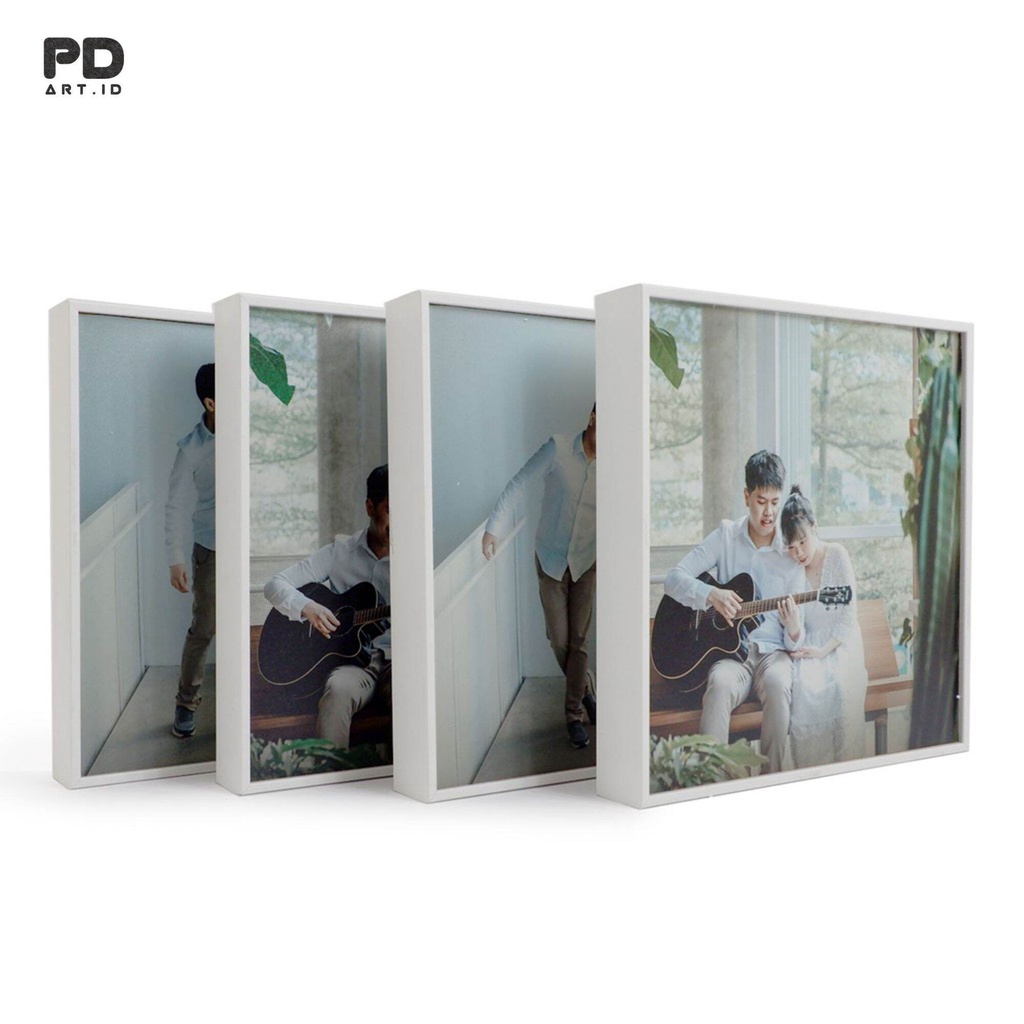 (COD) 5 PCS PHOTO WALL PREMIUM, CETAK FOTO PLUS BINGKAI PREMIUM UKURAN 20X20 CM, TINGGAL TEMPEL TANPA PAKU, COCOK UNTUK HIASAN DINDING RUMAH UNTUK KADO ULANG TAHUN FOTO KENANGAN FOTO KELUARGA, CETAK FOTO CUSTOM PLUS BINGKAI