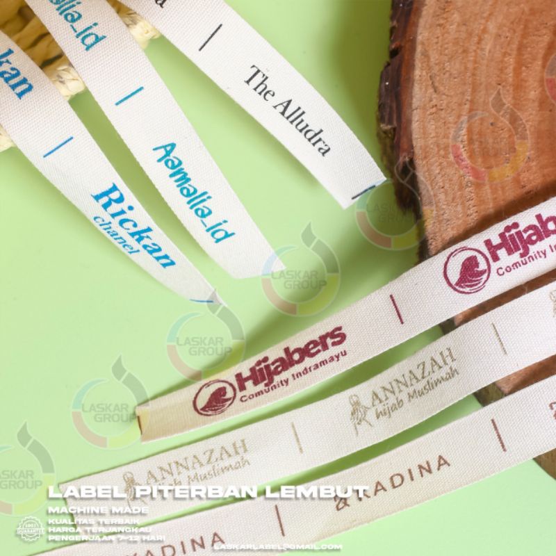 free desain  label piterban label katun  import 1.3cm