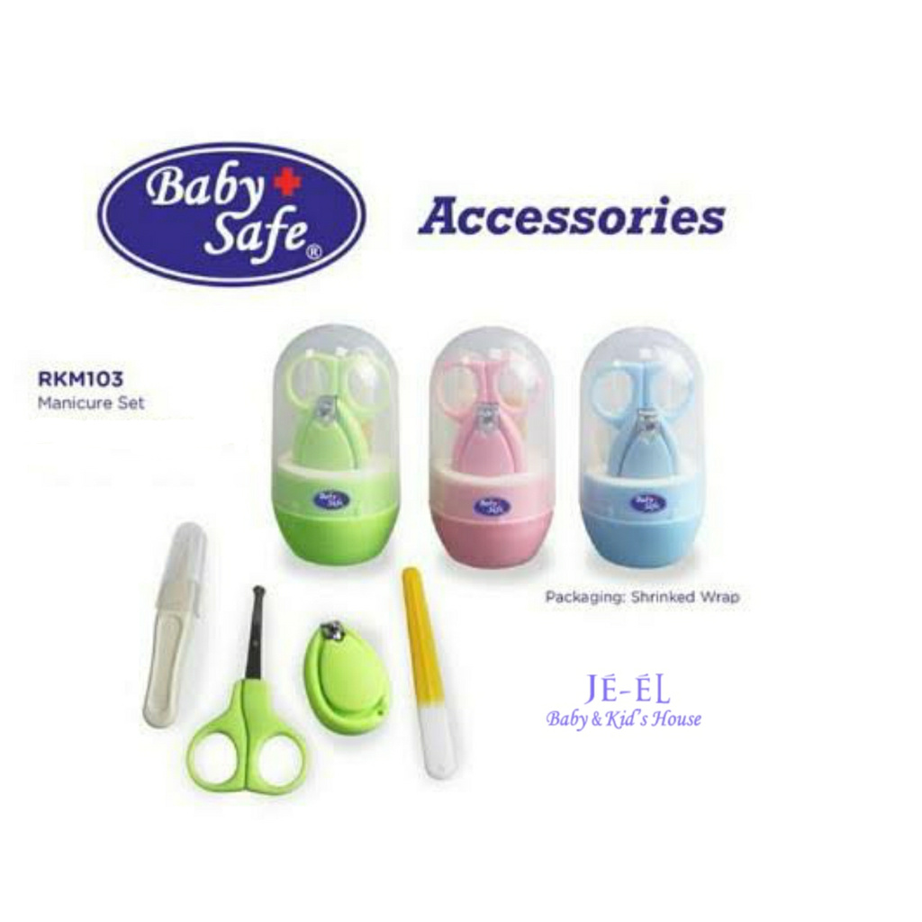 Baby Safe Manicure Set RKM103 - Meni Pedi Set Baby Safe