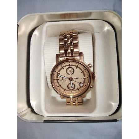 Jam Tangan Wanita Fossil ES3380 Gold