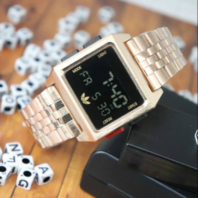 Jam Tangan Pria Wanita Adidas Murah Rantai Digital