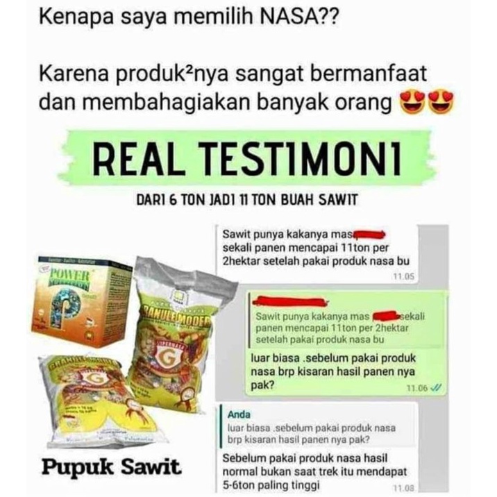 Pupuk Granule Nasa