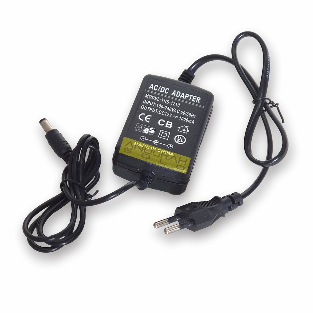 AC DC Adaptor 12V DC 1A Power Supply 12V 1A