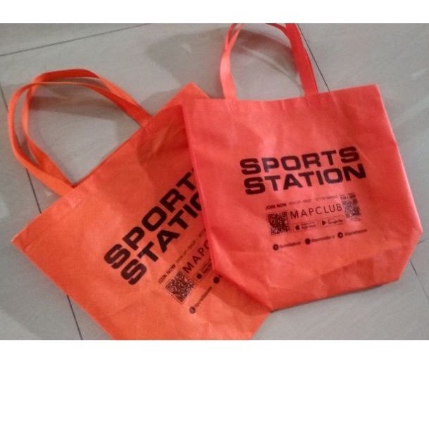 PAPPER BAG SPORTS STATION SHOPING BAG SPORTS STATION TAS SPORTS STATION TAS BELANJA SPORTS STATION