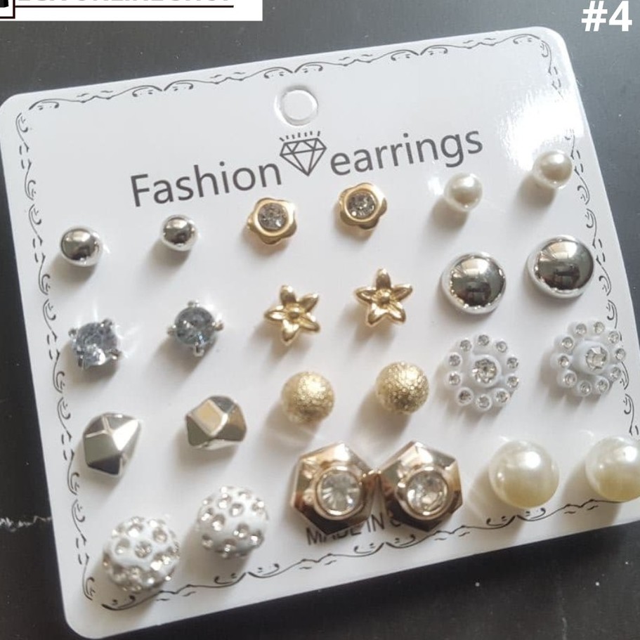 ➰CKK➰ Anting Earrings SET FA51 Import Model Wanita