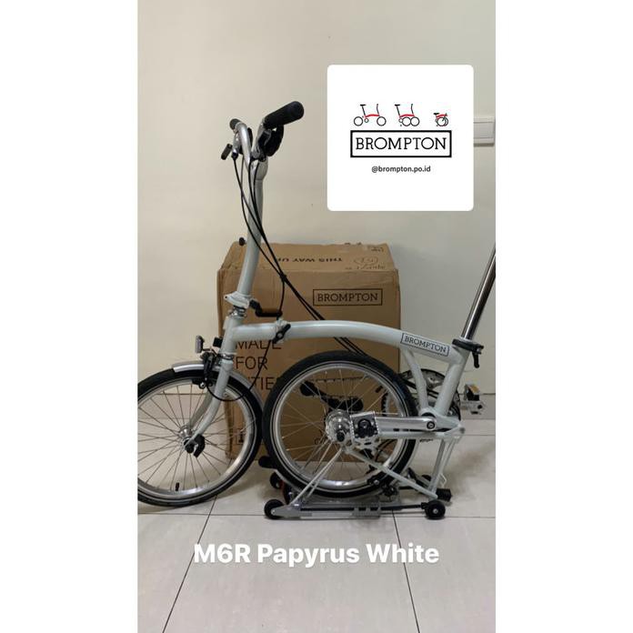 BROMPTON M6R WHITE PAPYRUS 2020 