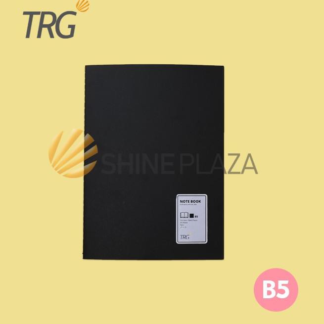 

Stock Banyak TRQ Buku Tulis Catatan B5 Hitam TRG - Black Plain Paper Notebook TRG 52 Best Seller