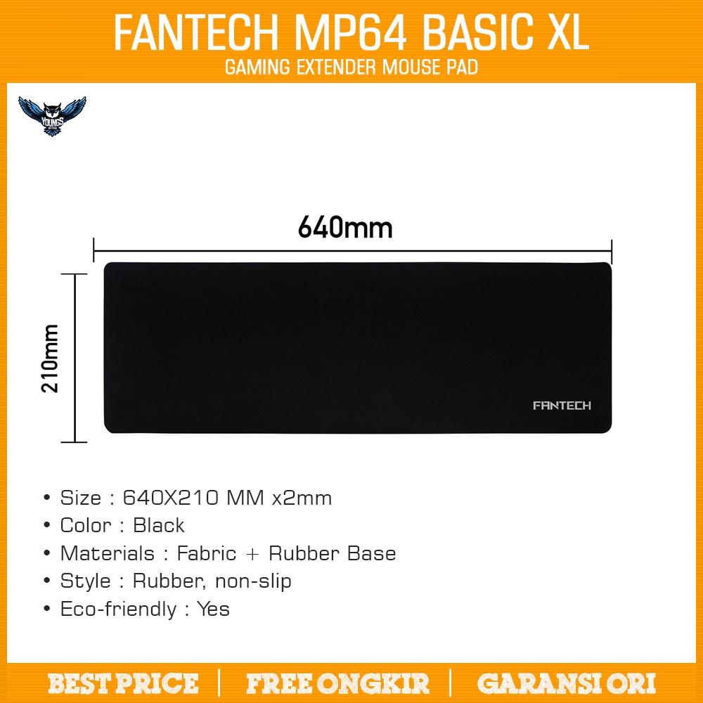 Mousepad Fantech MP64 Basic - Mouse Pad XL Gaming Fantech Extra Large