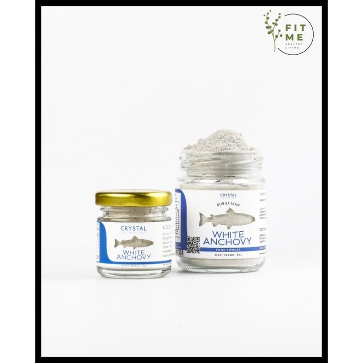 

[READY STOCK] CRYSTAL OF THE SEA WHITE ANCHOVY POWDER / TERI NASI BUBUK 80 GR