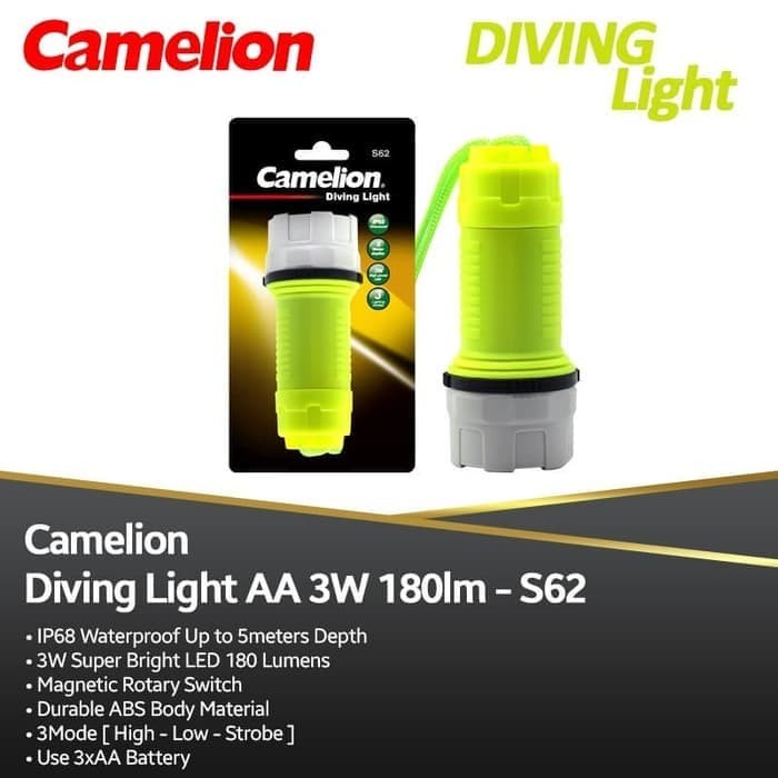 Senter LED Camelion S62 Diving Light