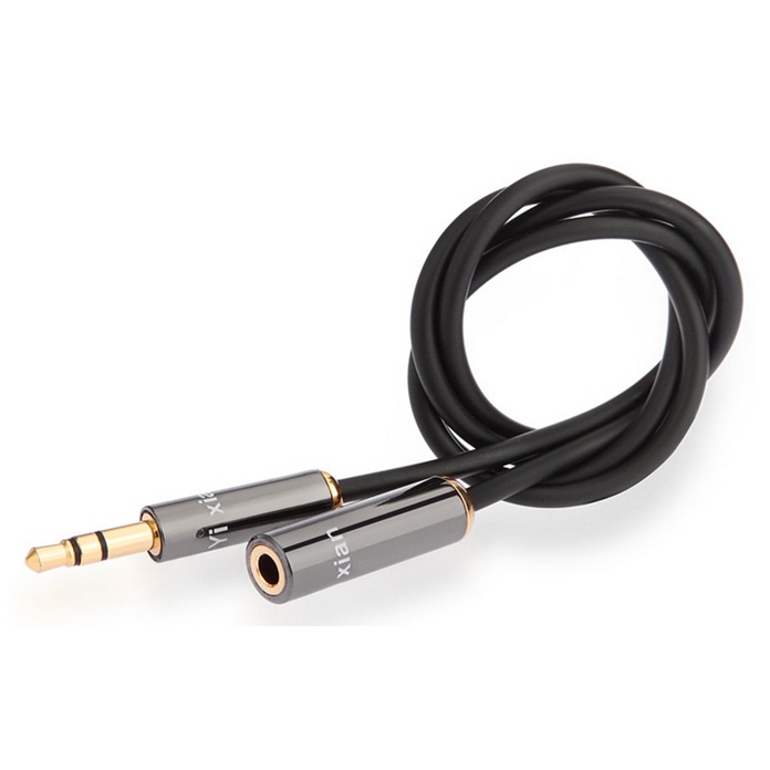 Kabel Aux Audio Extension 3,5mm 2meter - Hitam