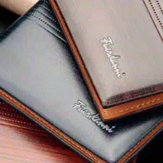 (NEVSET SEMARANG) Dompet lipat pria / motif line original / simple / gift / Fuerdanni / Dompet kartu