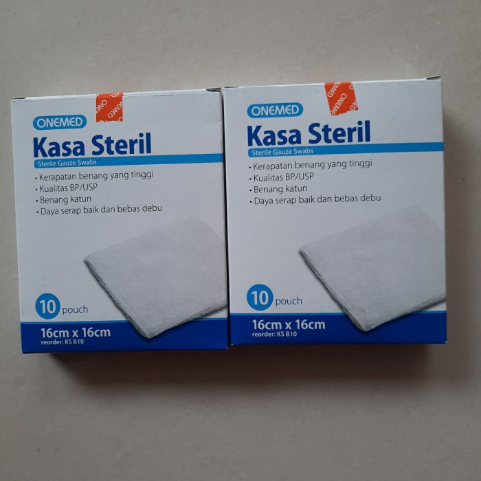 Kasa Steril One Med 16cm x 16cm 16x16 / Kasa Steril Onemed 16cmx16cm