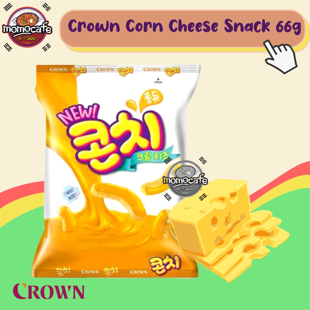 

Crown Corn Cheese 66g - Snack Jagung Dengan Rasa Keju