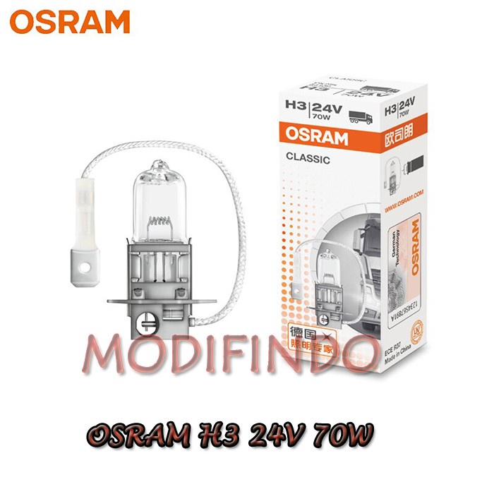 BOHLAM HALOGEN OSRAM H3 24V 70W ORIGINAL