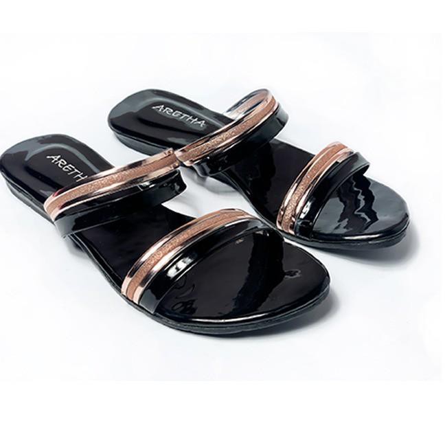 ☺ SANDAL WANITA WEDGES TALI SANDAL CEWEK ARETHA ♞