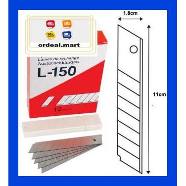 

6Rtiut7- Isi Cutter Besar Joyko L-150 5Ea5W5-