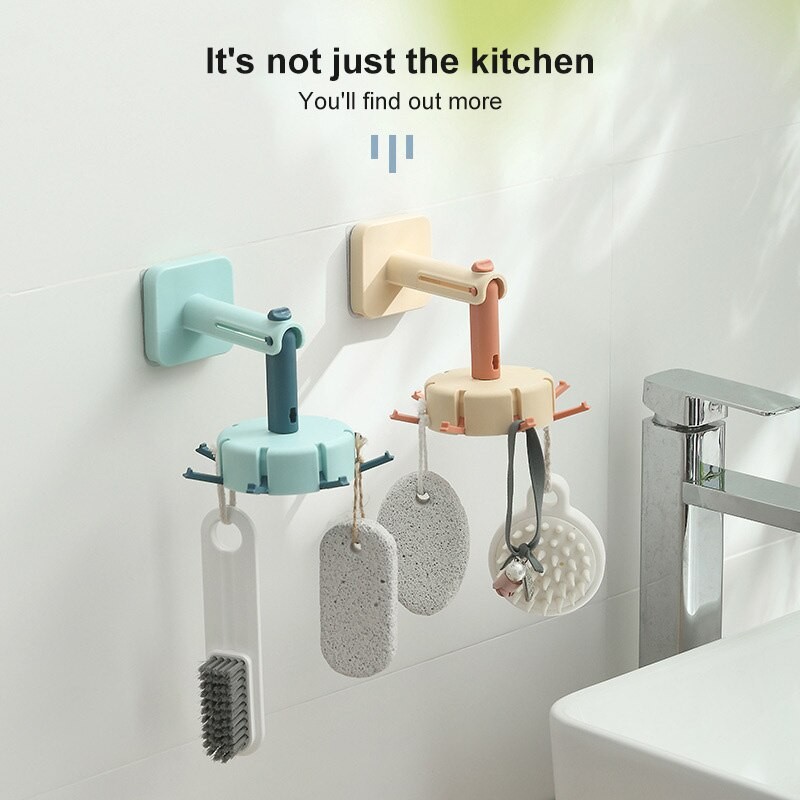 NA -  STORAGE KITCHEN HOOK 360 - GANTUNGAN SERBAGUNA ROTATEABLE HOOK