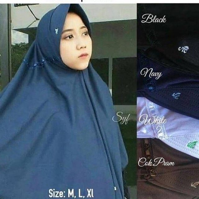 AV - JILBAB INSTAN SEKOLAH KAOS PREMIUM MURAH BERKUALITAS