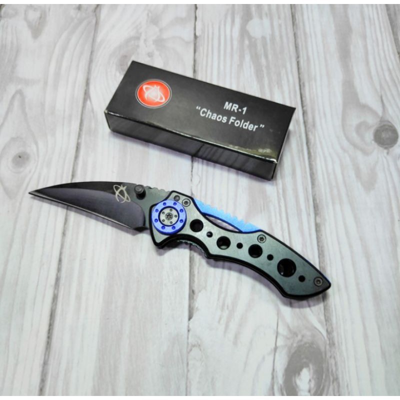 PISAU LIPAT MR-1 CHAOS BIRU SURVIVAL