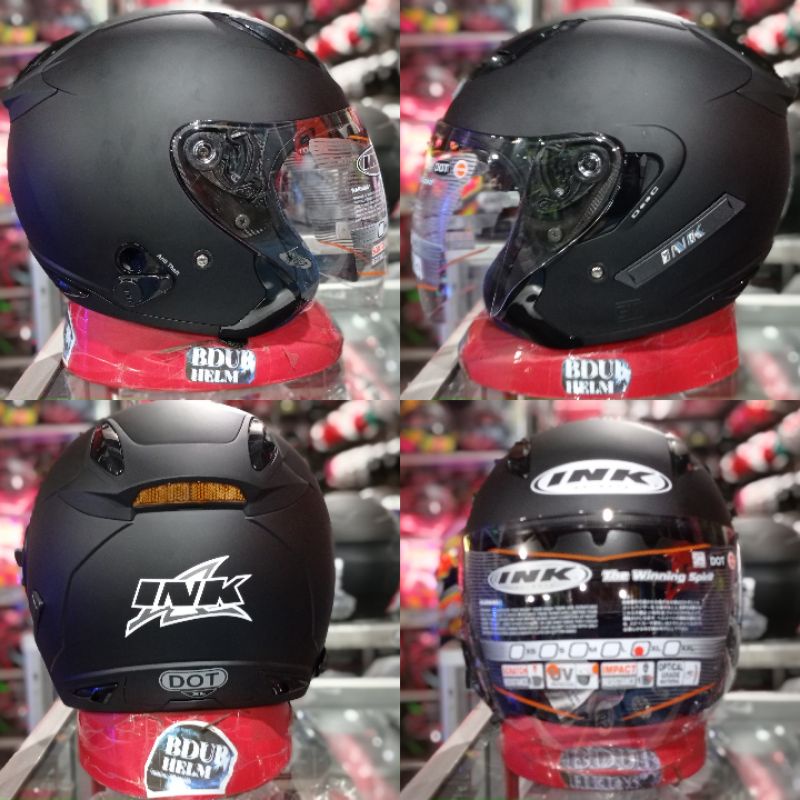 Helm INK METRO 2 Solid polos 2 visor original 100% original SNI-DOT-Original metro dof