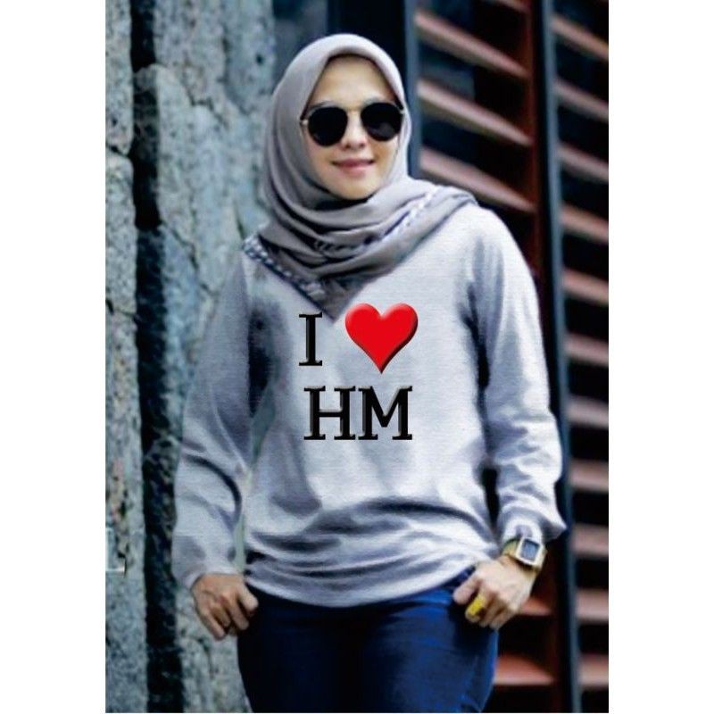 Kaos Lengan Panjang/ Kaos Sweatshirt / Atasan Wanita / Atasan Wanita Lengan Panjang / Atasan