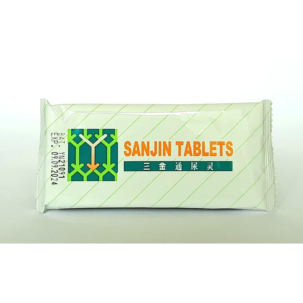 SANJIN TABLETS obat herbal untuk infeksi saluran kencing dan kencing tidak lancar