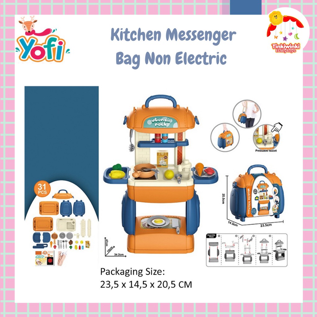 YOFI Kitchen Messenger Bag Non Electric B057 mainan anak