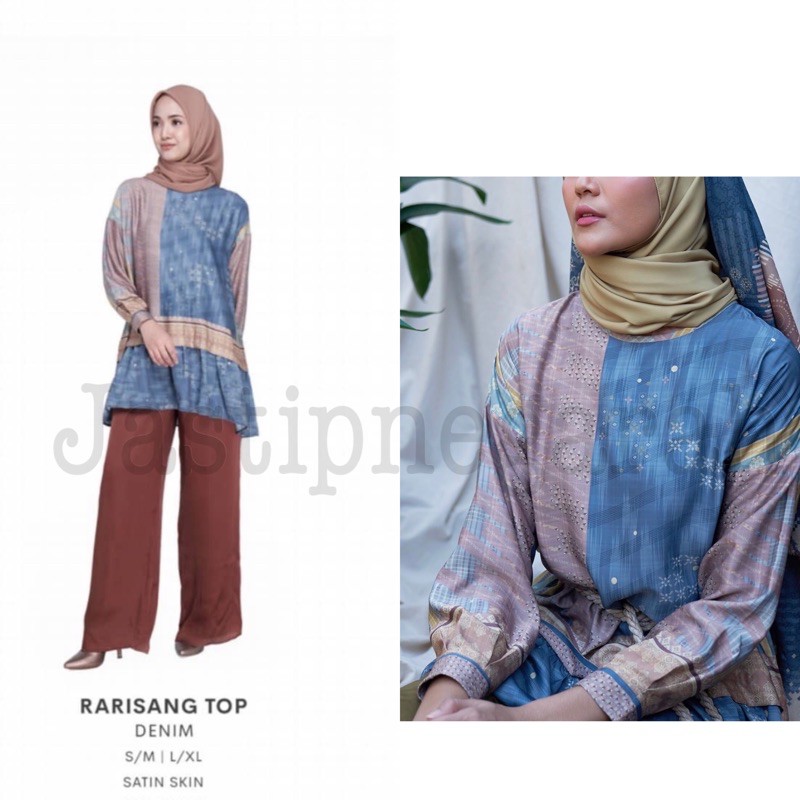 RARISANG TOP DENIM RIA MIRANDA DAYU