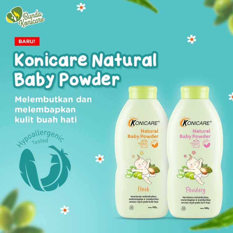 KONICARE BABY POWDER - HAIR LOTION - BABY BATH 2 IN 1