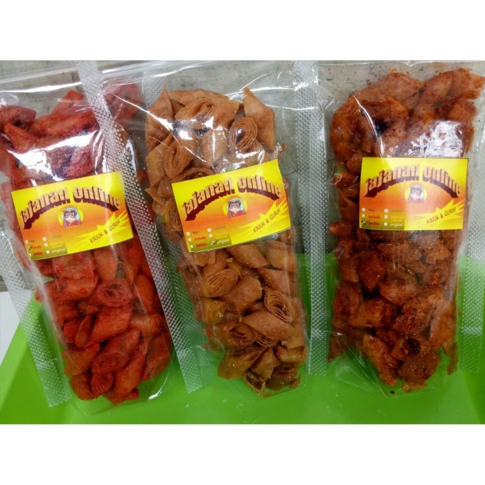 

KRIPIK Kulit Lumpia PEDAS/ORIGINAL/BALADO