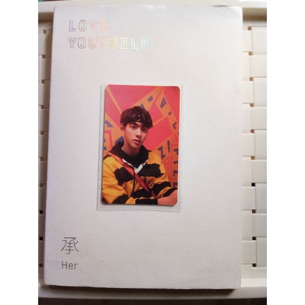 [BOOKED] BTS ALBUM LOVE YOURSELF HER E UNSEALED FULLSET PHOTOCARD JIN