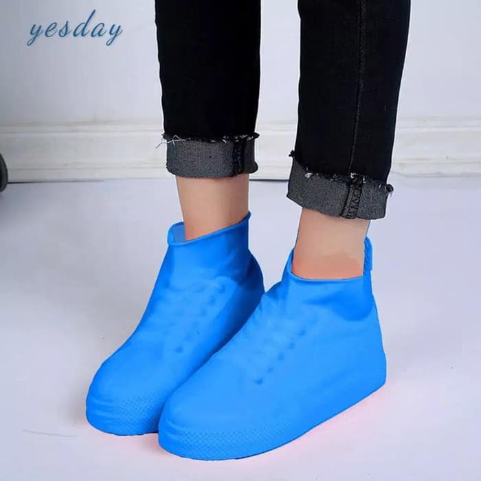 Cover Shoes Jas Pelapis Sepatu Karet Anti Air Hujan Waterproof ACC