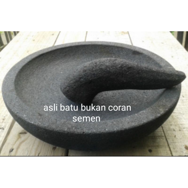 cobek batu asli muntilan uk 30