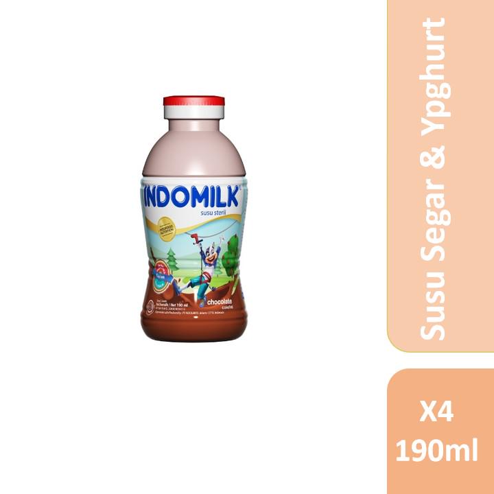 

Indomilk Coklat Botol 190 ml x 4