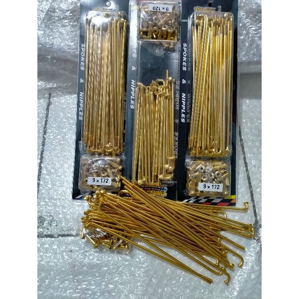 jari jari ruji gold semua motor ring 17 & 14