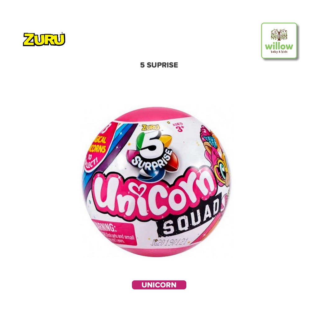 ZURU 5 SURPRISE UNICORN 1 PCS MAINAN ANAK