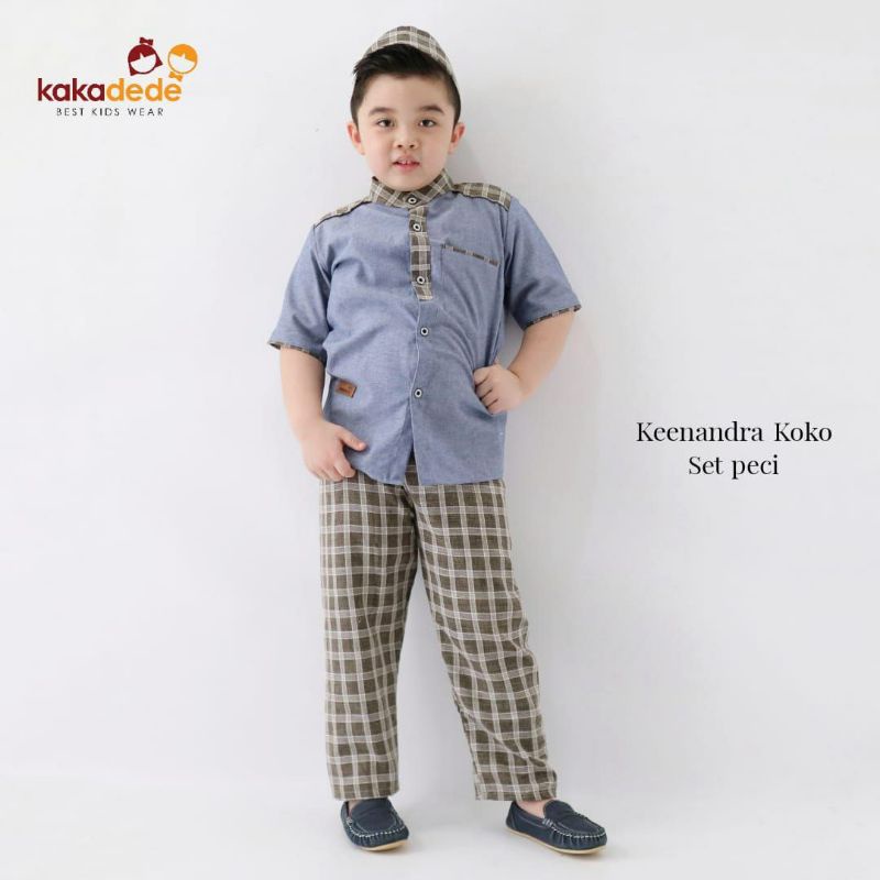 koko anak set peci keenandra by kakadede