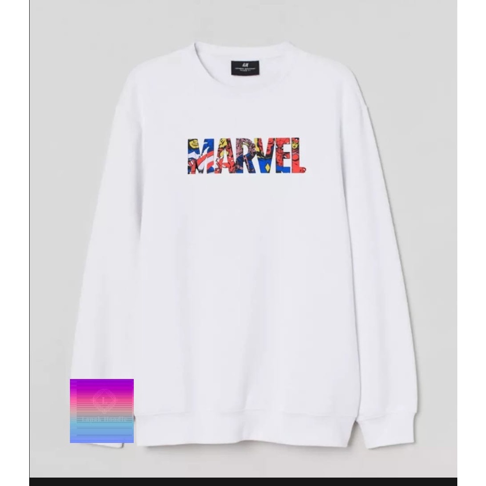 MARVEL ALL COLOUR SWEATER UNISEX - ATASAN HALUS TEBAL TERLARIS