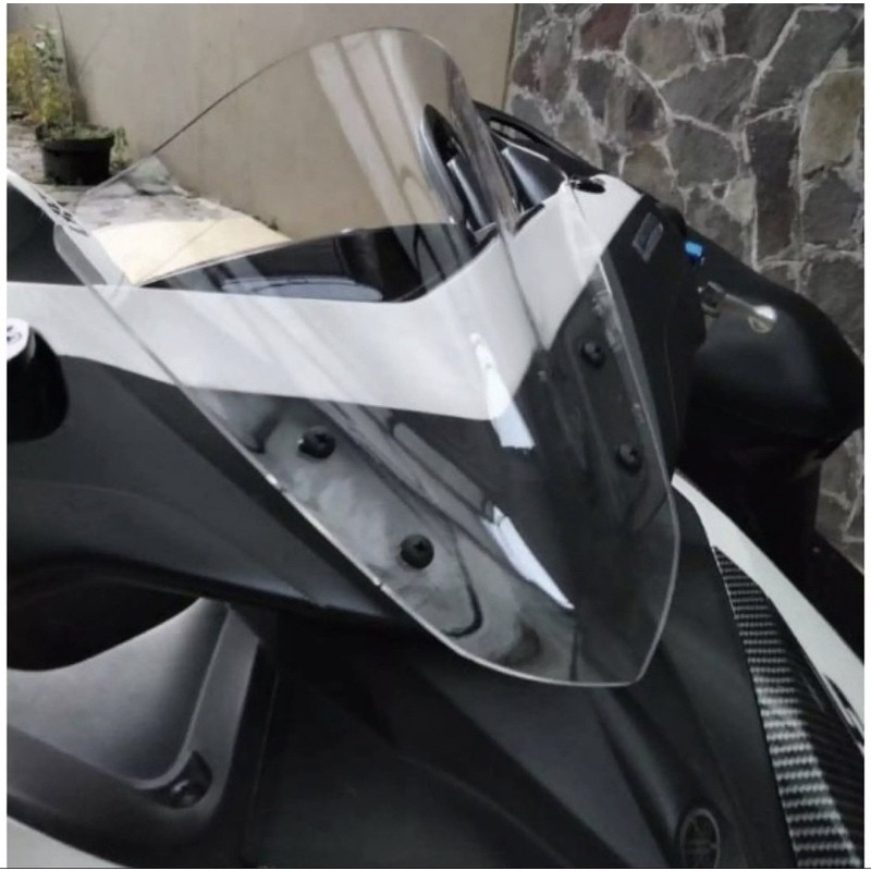 Visor Aerox Winshield Aerox Model Scetbill Kualitas Terbaik Warna Smoke Hitam Bening