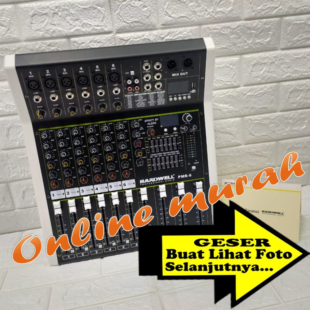 power mixer hardwell pmr6 6 channel hardwell pmr 6 ORYGINAL PMR6 PMR 6